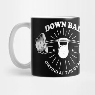 Down Bad Crying at the Gym Mug